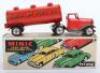 Tri-ang Minic Toys 31M Tinplate Mechanical Horse and Fuel Oil Trailer