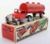 Tri-ang Minic Toys 31M Tinplate Mechanical Horse and Fuel Oil Trailer - 3