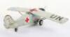 Tinplate HTC (Japan) United Nations Ambulance Mono Plane - 4