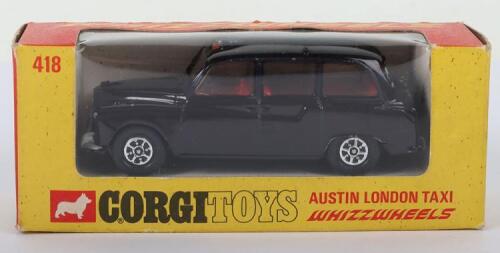 Corgi Toys 418 Austin London Taxi Whizzwheels