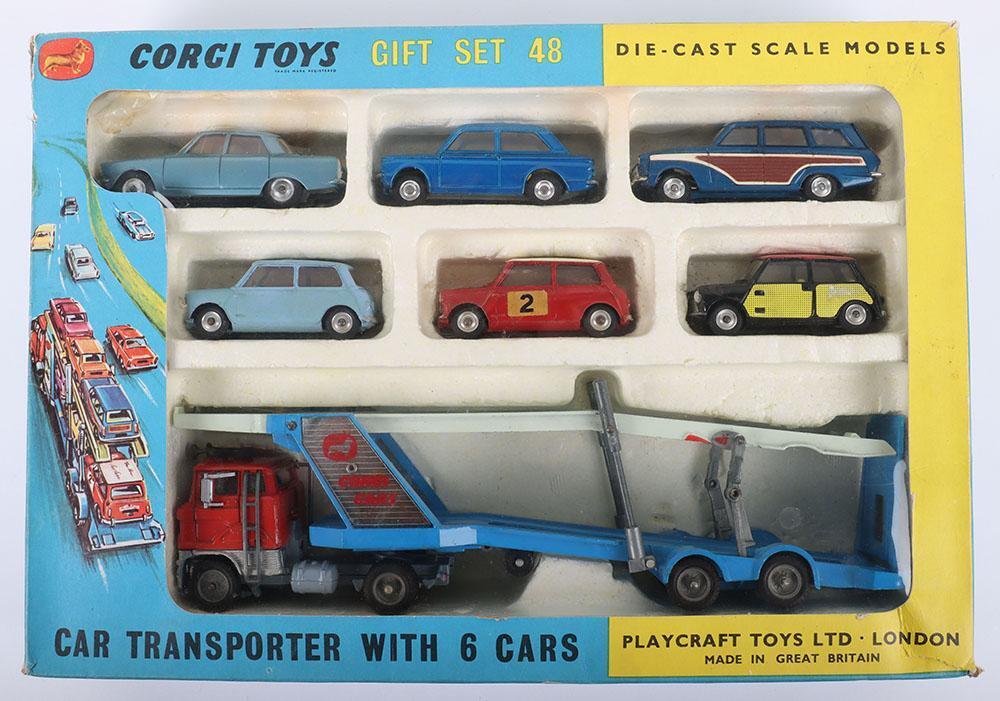 Corgi Gift Set 48 Car Transporter with 6 Cars
