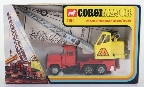 Corgi Major Toys 1154 Mack-Priestman Crane Truck,