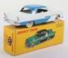Scarce French Dinky Toys 24D Plymouth &ldquo;Belvedere&rdquo; white body, blue roof/side panels - 2