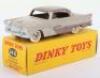 French Dinky Toys 24D Plymouth &ldquo;Belvedere&rdquo; tan body, metallic brown roof/side panels