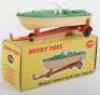 Dinky Toys 796 Healey Sports boat on trailer