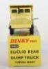 Scarce Dinky Toys 965 Terex Euclid Rear Dump Truck - 4