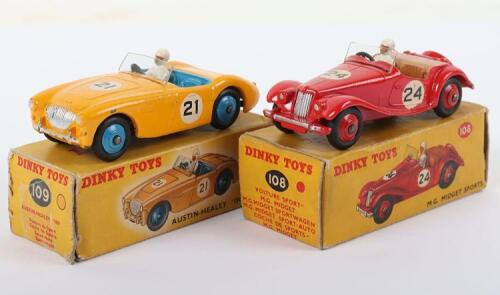 Two Boxed Dinky Toys Competition Cars