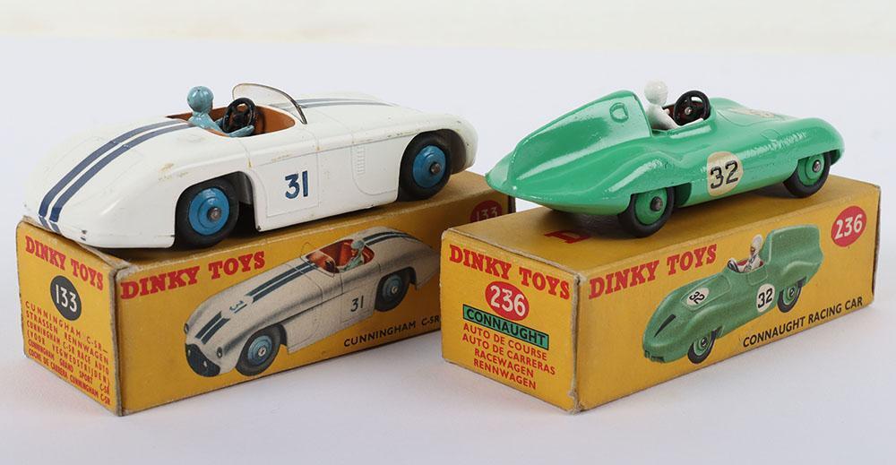 Two Boxed Dinky Toys Racing Cars