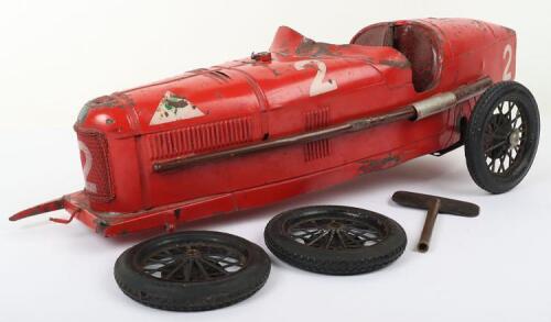 1930’s CIJ (France) Alfa Romeo P2 Clockwork Racing Car