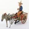 Lehmann (Germany) Tinplate NA-NU Zebra Cart - 3