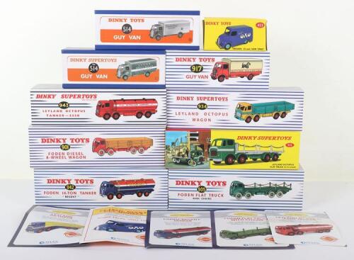 Ten Atlas issue Commercial Dinky Toys