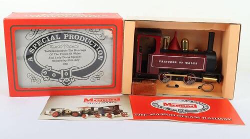 Boxed Mamod SL4 live steam 0-4-0 Princess of Wales Tank locomotive, 1981