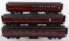 Three 0 gauge Exley LMS bogie Passenger coaches - 2