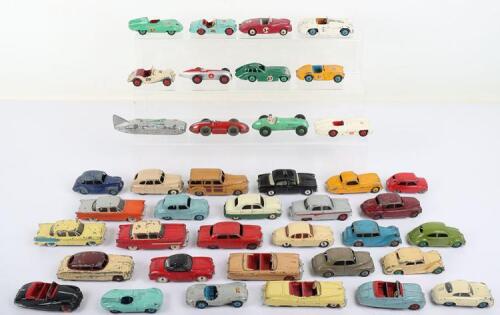 Collection of play-worn Dinky Toys cars