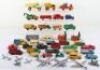 Collection of play-worn Dinky toys Commercials, Taxis and Aircraft