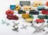 Collection of play-worn Dinky toys Commercials, Taxis and Aircraft - 3