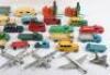 Collection of play-worn Dinky toys Commercials, Taxis and Aircraft - 4