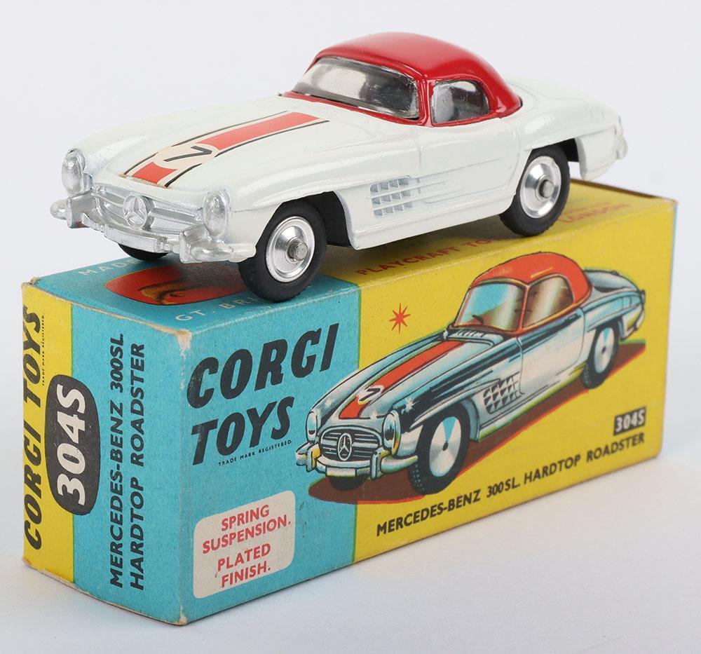 Scarce Corgi Toys 304S Mercedes Benz 300 SL Hardtop Roadster