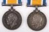 2x British War Medals for Service in the Canadian Army During the Great War - 2