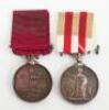 An Indian Mutiny and Army Long Service Medal Pair 95th Regiment of Foot - 2