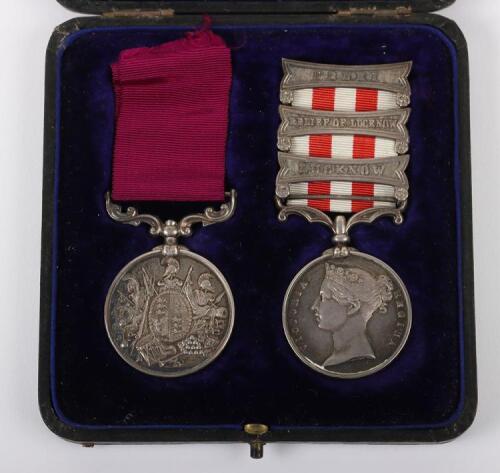 Indian Mutiny and Long Service Medal Pair to an Artilleryman Who Served in the Bengal Horse Artillery for 7 Years and then Re-Attested for the Royal Artillery Completing an Additional 23 Years’ Service