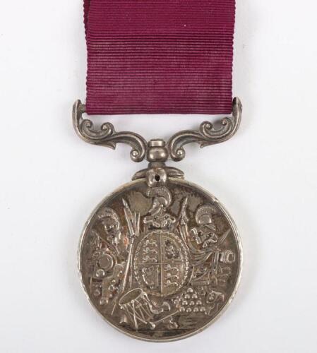 Sole Entitlement Victorian Army Long Service Good Conduct Medal to the Royal Artillery