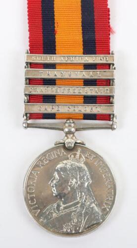 Queens South Africa Medal to 19th Battalion Imperial Yeomanry (Paget’s Horse)