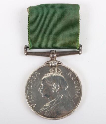 Victorian Volunteer Long Service Medal to the Tynemouth Volunteer Artillery