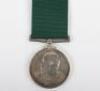 Edwardian Volunteer Long Service Medal to the 5th Durham Light Infantry