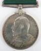 Edwardian Volunteer Long Service Medal to the 5th Durham Light Infantry - 2