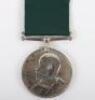 Edwardian Volunteer Long Service Medal to an Orderly Room Clerk in the Durham Royal Engineer Volunteers