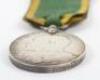 Edward VII Territorial Force Efficiency Medal to a Quarter Master Sergeant in the Durham Light Infantry with Service Number 1 - 6