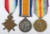 Great War 1914 Star Medal Trio to the 2nd Battalion The Queens (Royal West Surrey) Regiment