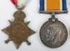 Great War 1914 Star Medal Trio to the 2nd Battalion The Queens (Royal West Surrey) Regiment - 2