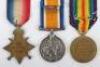 Great War 1914-15 Star Medal Trio to a Private in the Yorkshire Regiment Who Died of Wounds in 1916 at Home - 5