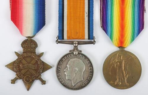 WW1 1914-15 Star Medal Trio to a Corporal in the King&rsquo;s Own Yorkshire Light Infantry