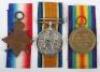 Great War 1914-15 Star Medal Trio to a Private in the 2nd Durham Light Infantry Who Died of Wounds Caused by an Exploding Grenade - 8