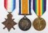 July 1916 Casualty 1914-15 Star Medal Trio to the 13th (County of London) Princess Louise’s Kensington Battalion London Regiment