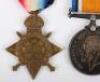 Great War 1914-15 Star Medal Trio to the 13th Battalion Royal Fusiliers - 3