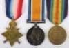 Great War 1914-15 Star Medal Trio to the 13th Battalion Royal Fusiliers - 5