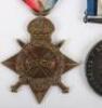 Great War 1914-15 Star Medal Trio to a Private in the Yorkshire Regiment Who Was Discharged as Unfit for Further Service Due to Wounds in May 1917 - 3