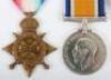 An Unusual Great War 1914-15 Star Medal Trio to a Sergeant Major in the British South Africa Police - 2