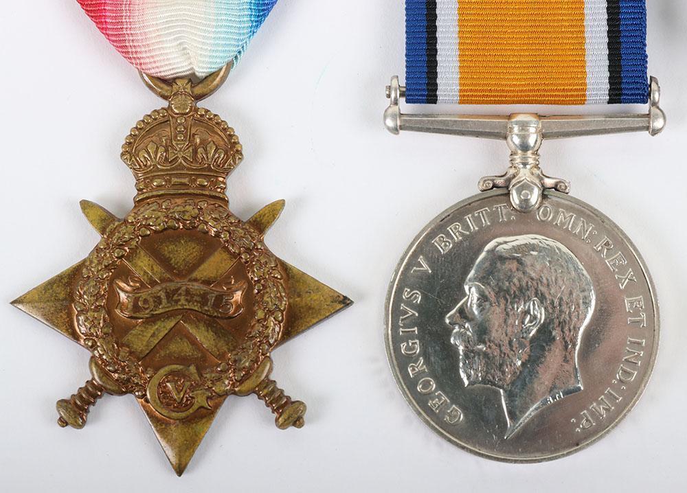 An Unusual Great War 1914-15 Star Medal Trio to a Sergeant Major in the ...