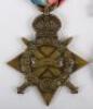 Great War 1914-15 Star Medal Trio to One of the Original Members of the 18th (1st County) Battalion Durham Light Infantry Who Died of Wounds Just Over Six Weeks After Arriving in France - 3