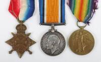 WW1 1914-15 Star Medal Trio to the 25th Battalion Royal Fusiliers (Frontiersmen), 1 of Only 2 British Regiments to Serve in the East African Theatre of War
