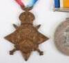 Great War 1914-15 Star Medal Trio to the Northumberland Fusiliers - 3