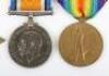 Great War 1914-15 Medal Trio to the Northumberland Fusiliers - 2