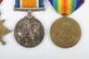 Great War 1914-15 Medal Trio to the Northumberland Fusiliers - 6