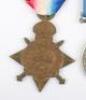 Great War 1914-15 Star Medal Trio to the Durham Light Infantry - 3