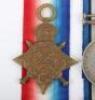 Great War September 1916 Battle of the Somme Casualty 1914-15 Star Medal Trio to the Northumberland Fusiliers - 3